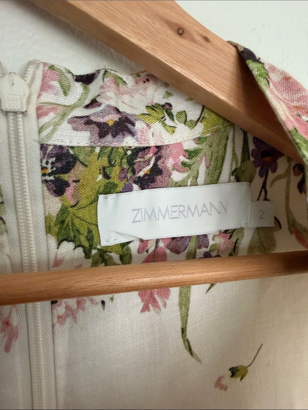 Zimmermann Halliday Plunge floral linen minidress - Picture 4 of 14